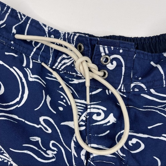 Nautica Shorts Swim Trunks Fishing Sailing Beach Ocean Pool Resort Vacation Navy - Picture 4 of 15